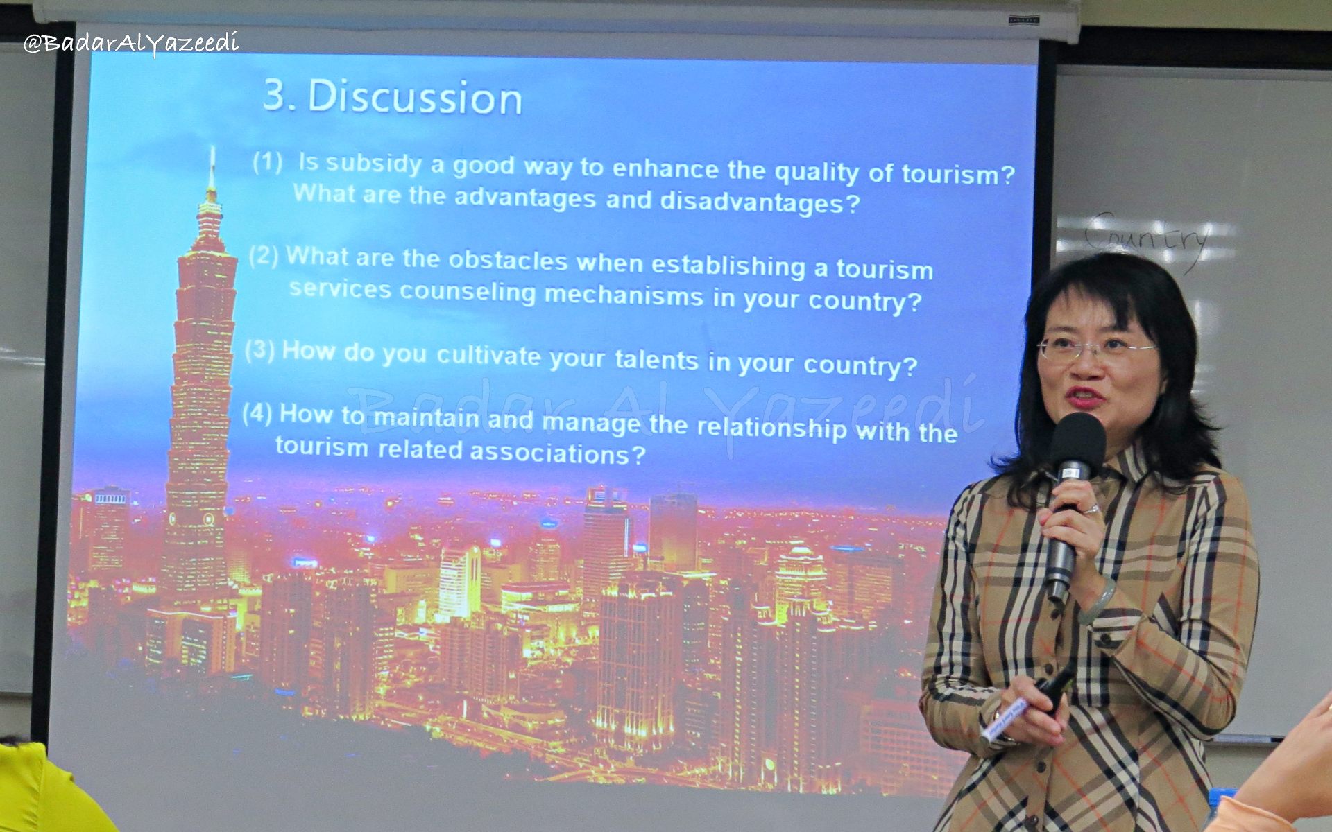 Academic Taiwanese Speak at the International Tourism Workshop