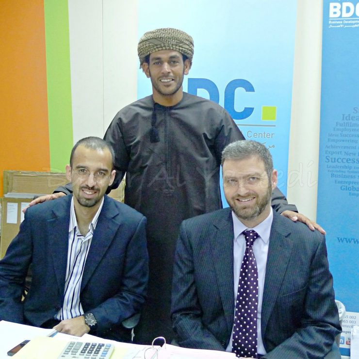Badar AL Yazeedi with BDC staff Jordan Amman