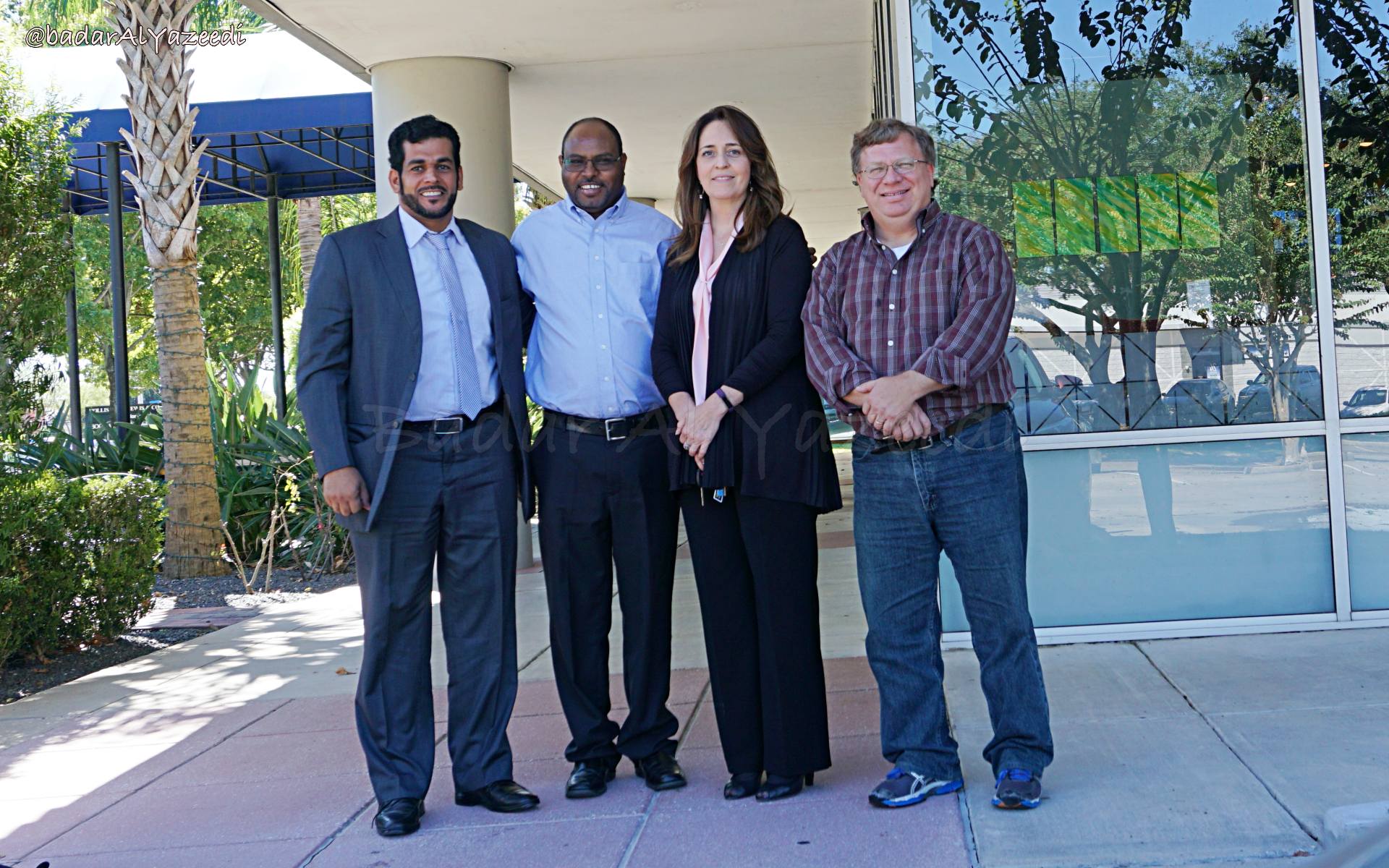 Badar Al Yazeedi with the Faculty of UHCL