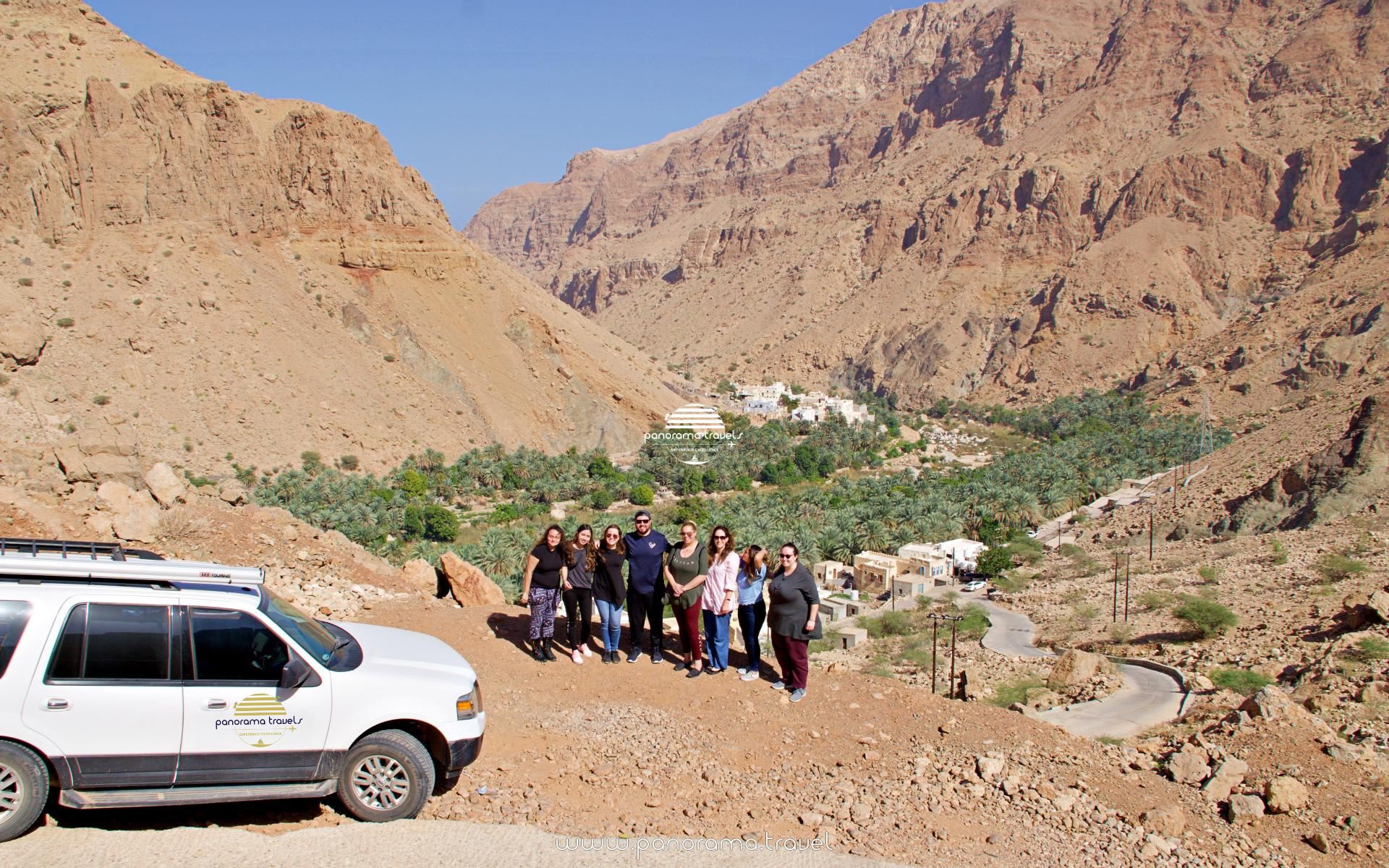 Group visit to Wadi Tiwi