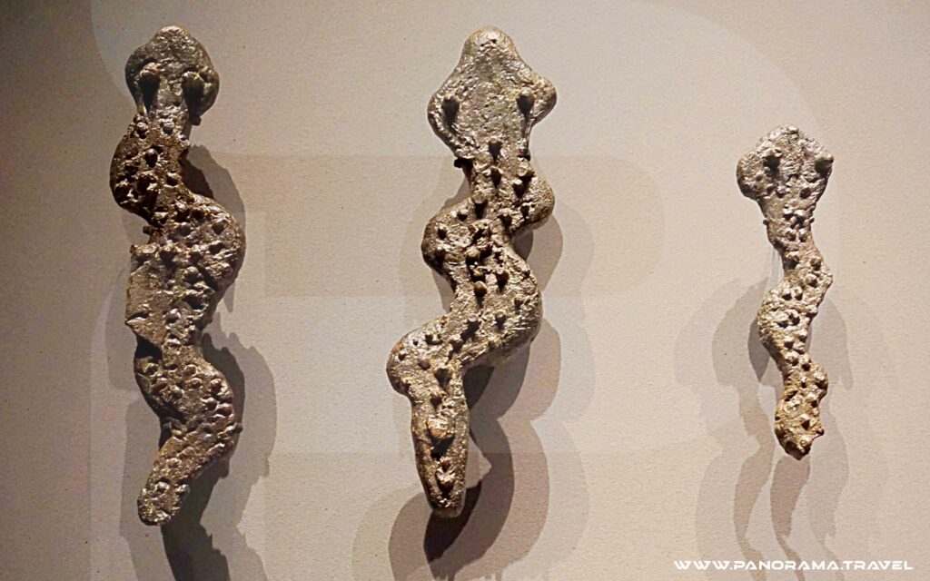 Bronze Age Copper Snake Figurines